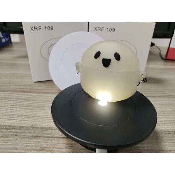Small Led Lighted Turntable Display Stand 10.9cm Customizable For Store