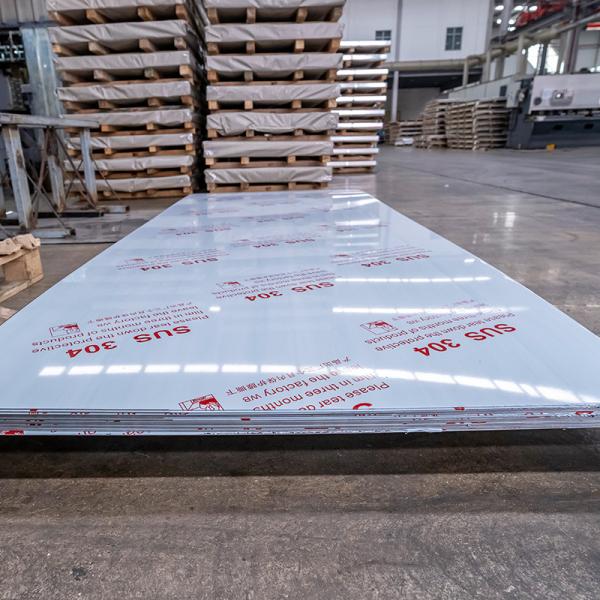 Inox Ba Finished 304 Stainless Steel Sheet Thin Flat Plate 1800mm