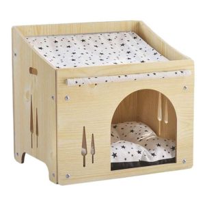 Quality Customized Wooden Cat Shelter Room Timber Dog House for sale
