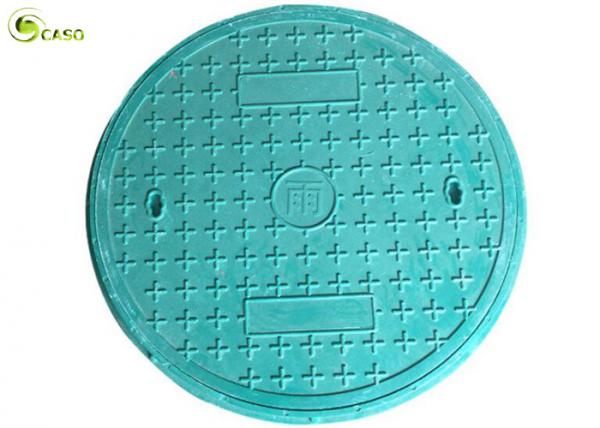 Buy GRP Composite Manhole Covers Circular Frame Polymer Resin Foundry Well Grating at wholesale prices