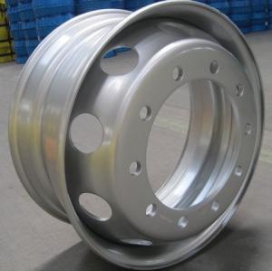 China Customizable  China Steel Wheel : 22.5*9.00 Steel Rim Wheel and Tubeless Wheel  Lightweight Wheel on sale