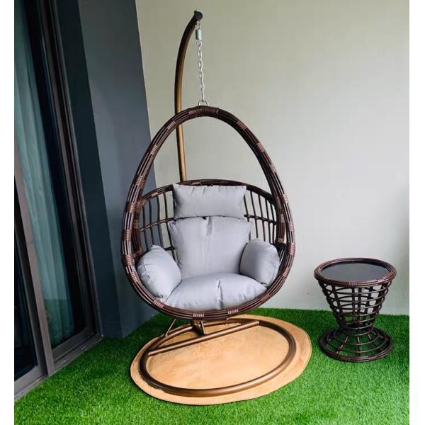 Outdoor Balcony Rocking Imitation Rattan Double Hammock Bird Nest Chair 0.5m DY-NC1