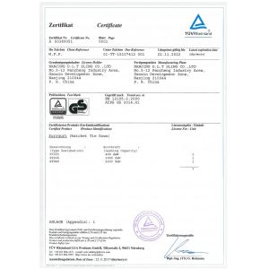 NANJING D.L.T SLING CO.,LTD Certifications