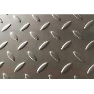 Quality Press Stamping 304 Patterned Textured Stainless Checkered Plate 1219mm for sale