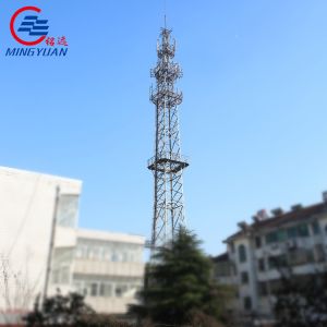 Quality 50m 100m Steel Lattice Tower Transmission Line 4 Legged Angular for sale
