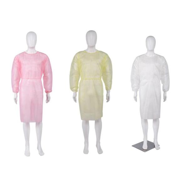 OEM Blue Disposable Isolation Gowns Waterproof Disposable Uniforms Scrub Suits