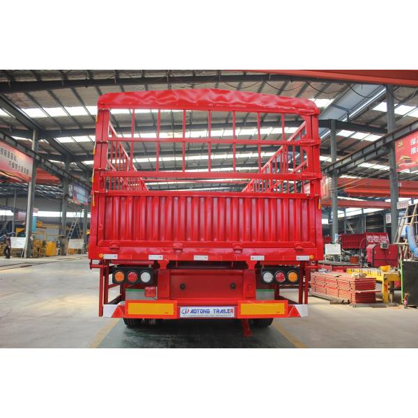 50Ton Leaf Spring Fence Cargo Transport Semi Trailer /Kin Pin 2''/3.5'' Bolt Type