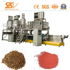 Quality Dry Wet Type Floating Animal Feed Processing Equipment / Fish Feed Machine 1-5T/H for sale