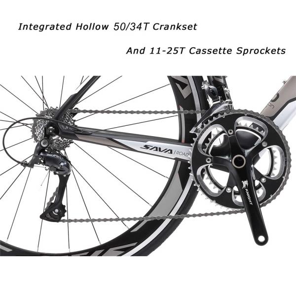 18 Speed T800 Carbon Fiber Bike , SAVA Warwind3.0 700c Racing Bike