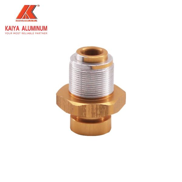 6061 T6 Cnc Aluminum Profile Metal Turning Female Threaded Brass Pipe Fittings
