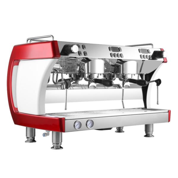 Buy Double Group Espresso Machine 9 Bar Pressure 12L Primary Boiler at wholesale prices