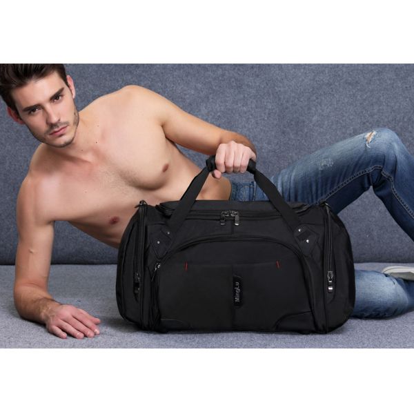 Water Resistant Male Sports Weekend Bag Carry On Duffle Bag OEM/ODM