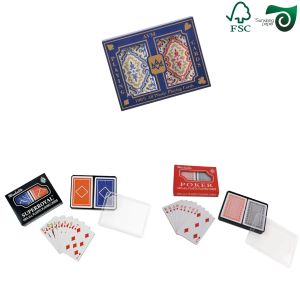 FSC C2S Coated Blue Core Playing Card Paper 280gsm 300gsm 71cm 65cm With Good