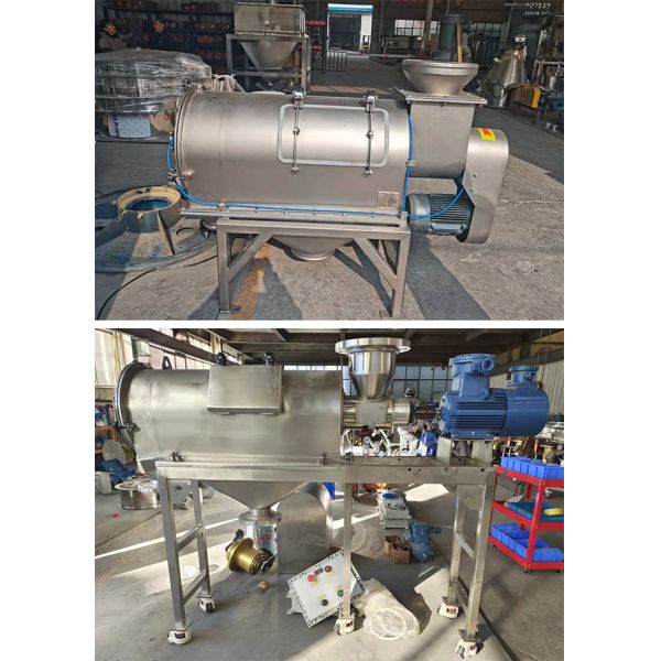High Output Food Grade Centrifugal Sifter Separator Airflow Screen
