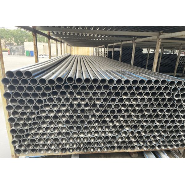Black Plastic HDPE Water Supply Pipes 20/63/50/32mm For Engineering