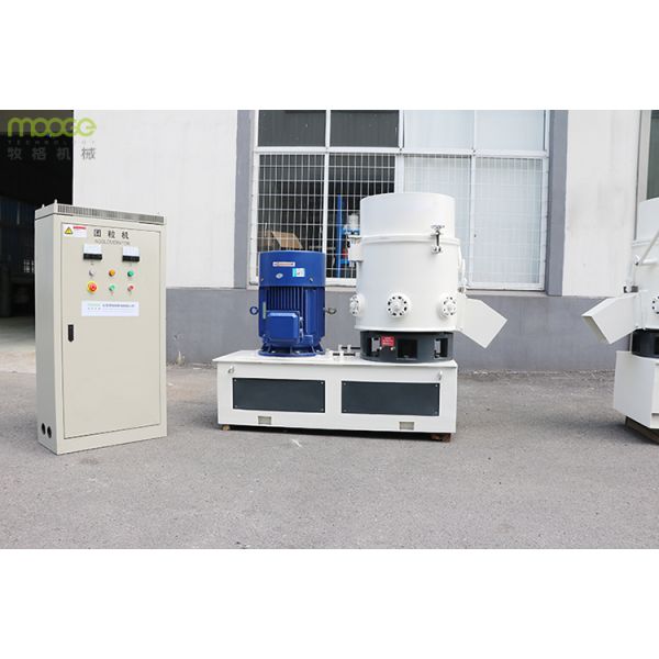 LDPE HDPE Plastic Recycling Granulator Machine Film Portable Plastic Melter Densifier