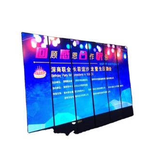 3d Programmable Transparent Smart Led Poster Display P3 P4 For Advertising