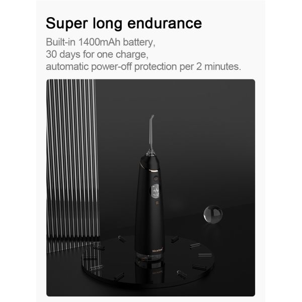 360 Rotation Tip Nicefeel Oral Irrigator With Child Lock Design
