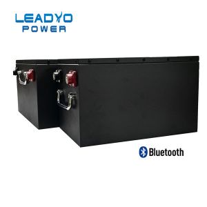 Quality Metal Case 36V Lithium Golf Cart Battery 100ah Lifepo4 525x234x220mm for sale