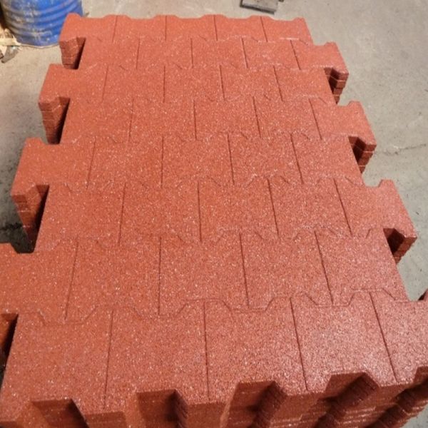Commercial Playground Rubber Tiles Flooring and Dog Bone Pavers