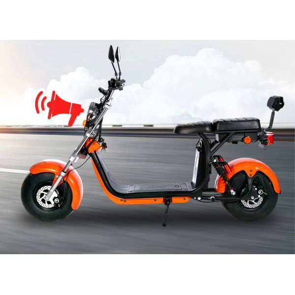 Fat Tire Harley Citycoco Electric Scooter 2000w 2 Wheel Long Range