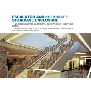 Quality Custom Tempered Laminated Safety Glass For Escalator / Staircase Enclosure for sale