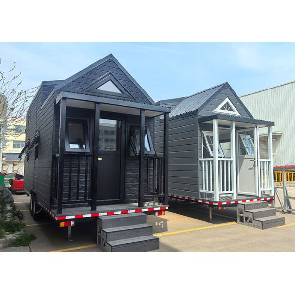 Tiny Prefabricated Mini House Portable Mobile Home Trailer Houses On Wheels