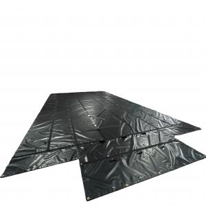 Quality 6Ft Drops PVC Truck Cover Light Weight Lumber Tarps For Flatbed Truck Tarps for sale