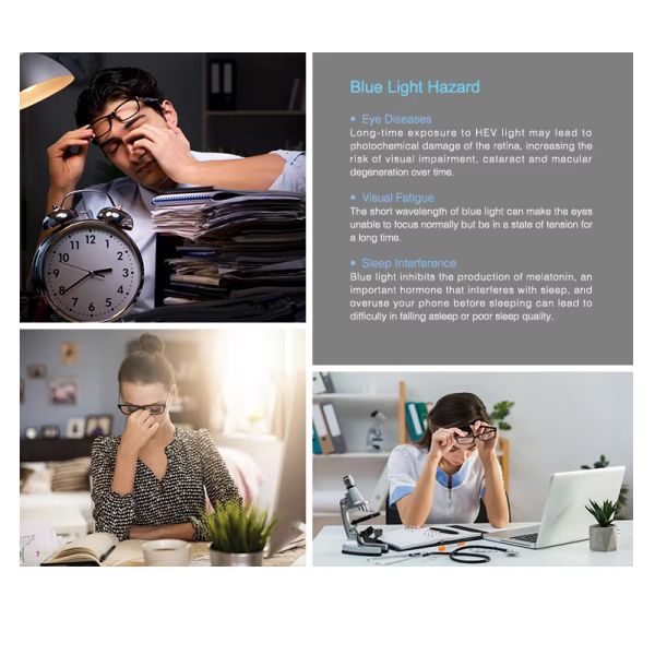 Danyang 1.499/1.56 UC/HC/HMC Blue block Round Top Eyeglasses lens Optical Lenses Bifocals