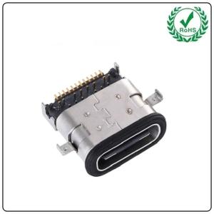 USB-31C-F-PF01 USB Type C Connector IP67 Waterproof Mid Mount 3.0 SMT Through Hole