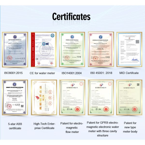 Super Plastic Smart Mechanical Prepaid Block Water Meter Card Reader