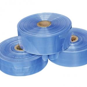 China Crystal Centrefolded PVC Clear Shrink Wrap Film Roll For Packing on sale