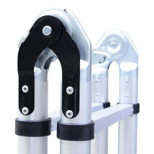 Rust Proof Foldable 5m Aluminium Telescopic Extension Ladder