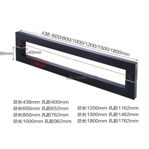 304 Stainless Steel Barn Door Handles , OEM Modern Stainless Steel Door Handles