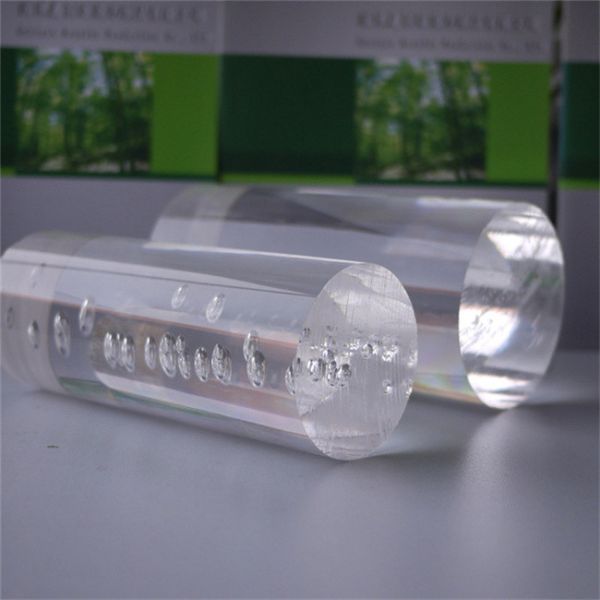 120mm Clear Transparent Acrylic Curtain Rod Exruded Clear Acrylic Bar Rods
