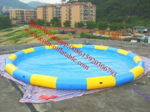 China large inflatable water slide pool best selling inflatable adult swimming pool on sale