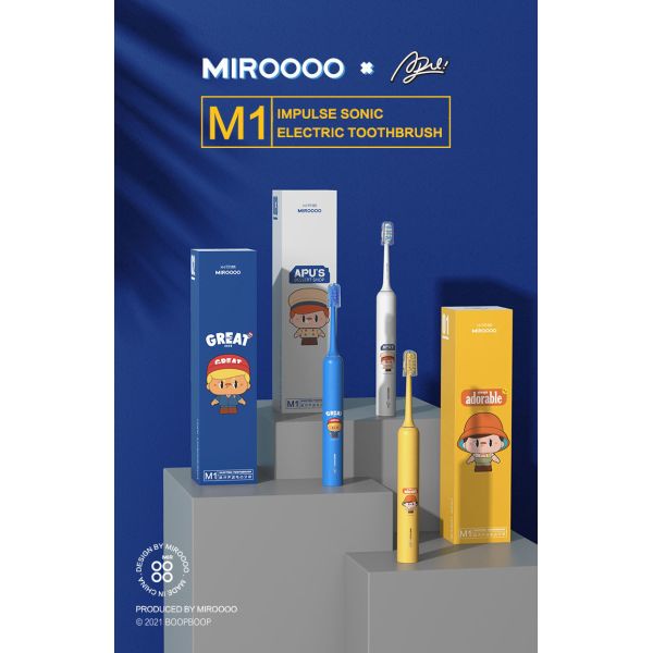 Kids Electric Toothbrush Waterproof IPX7 42,000 VPM With 4 Modes