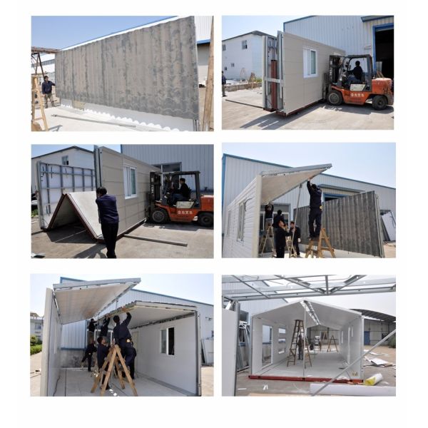 Prefab Mobile Homes Prefabricated House White Modular Small Vacation House