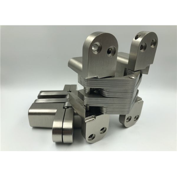 Flush Installation Heavy Duty Hidden Door Hinges , Concealed Gate Hinges 180°