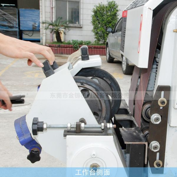 Round Tube Surface Industrial Grinding Machine 3kw*2 Motor Power With Two Heads