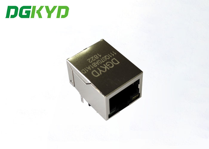Single Port TAB UP RJ45 Modular Jack For Printed Circuit Board