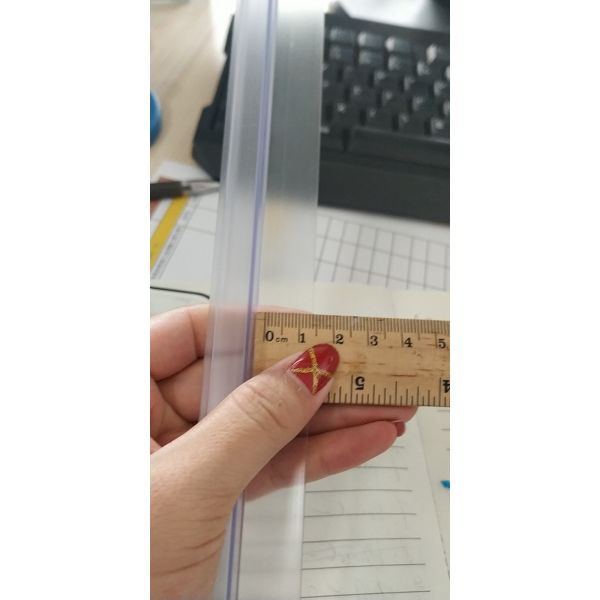 Frameless 6-12MM Tempered Glass Shower Door Sealing Strip with Waterproofing PVC Seals