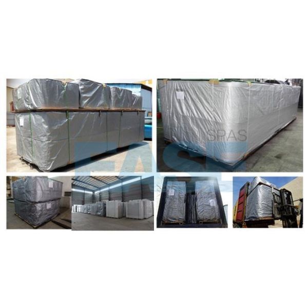 Garden 5 Seats Luxury Massage Spa Bathtub Outdoor Whirlpool Hot Tub Acrylic Freestanding Spa Tub For Villa