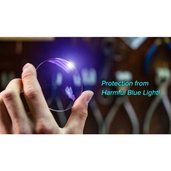 Danyang 1.499/1.56 UC/HC/HMC Blue block Round Top Eyeglasses lens Optical Lenses Bifocals