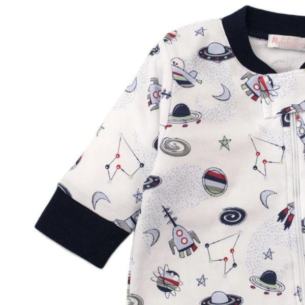 Wholesale Custom High Quality Unisex Double Zipper Bamboo Cotton Baby Romper