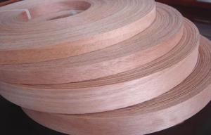China Sliced Cut Plywood Edge Banding Okoume Wood Veneer Rolls Natural on sale