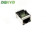 RJ45 Single Port TAB UP Network Connector With LED
