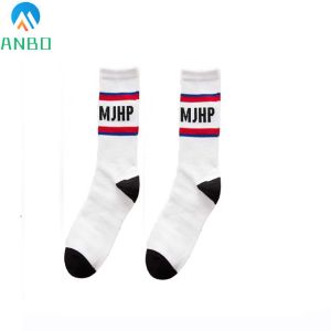 Quality ribbed skateboard socks cotton terry for sale
