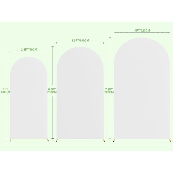 Wedding Arch Backdrop Covers Round Top Cover For Birthday Party Ceremony