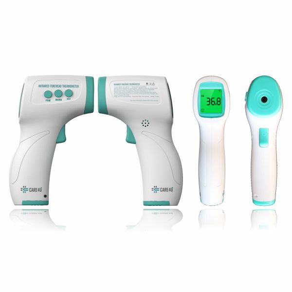 2X AAA Alkaline Dry Battery Infrared Forehead Temperature Gun Non Contact